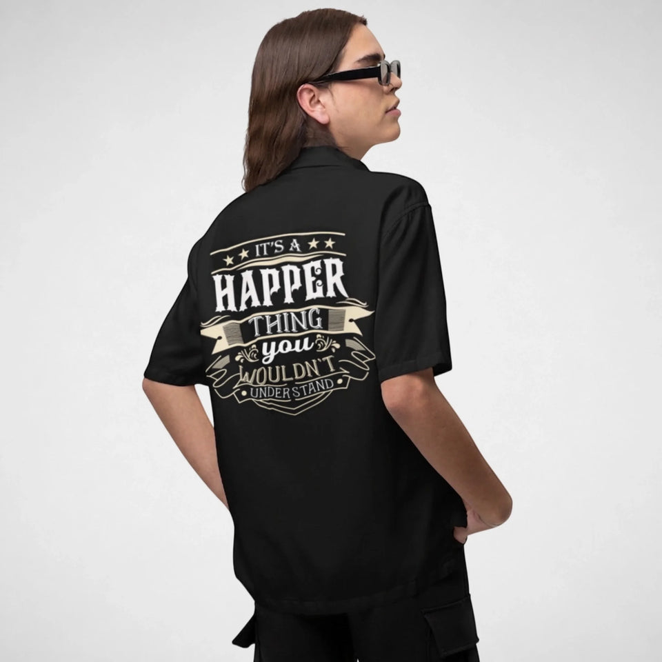 Personalized Name Button-Up Shirt - It’s A Name Thing - Vintage Typography