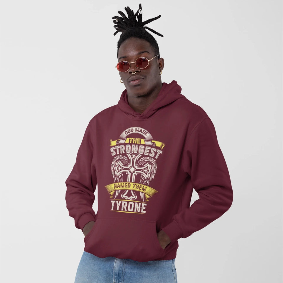 Personalized Name Hoodie - God Made The Strongest Named Them-33