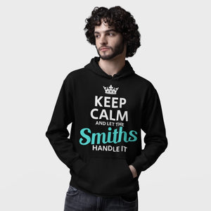 Personalized Name Hoodie - Keep Calm And Let Name Handle It
