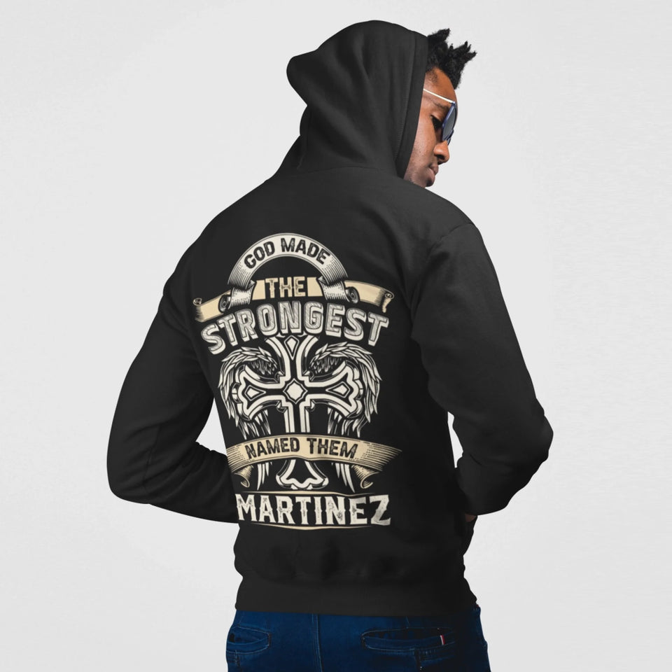 Personalized Name Hoodie - God Made The Strongest Named Them