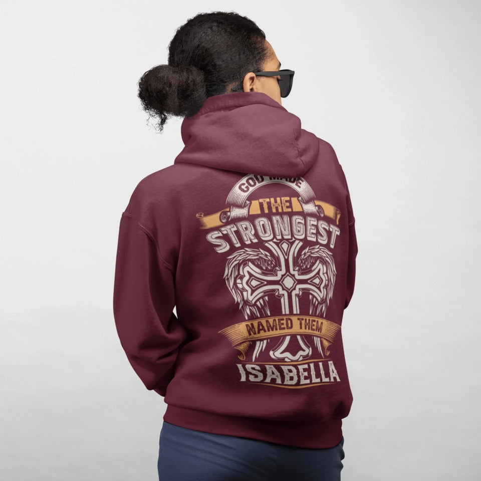 Personalized Name Hoodie - God Made The Strongest Named Them-2