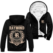 Personalized Name Fleece Zip Hoodie - It’s A Name Thing - Crest Style