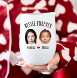 Bestie Forever Personalized Wine Tumbler for Best Friend or Sister – Thoughtful Friendship Tumbler for Birthday or Just Because