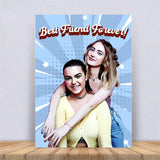 Create Your Own Best Friends Gifts with Your Photo on Groovy 80's Comic Canvas