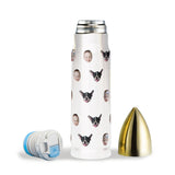 Custom Baby Face Funny Bullet Tumbler, Gift for Grandpa Dad