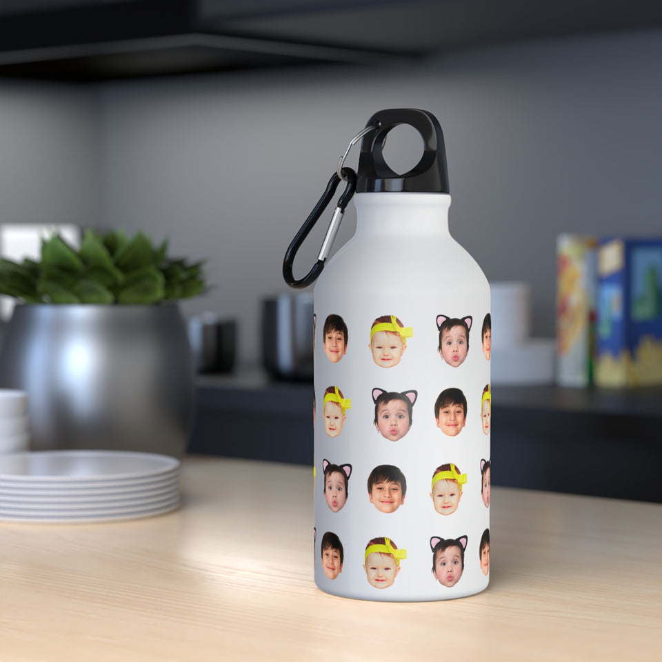 Custom Baby Face Sport Bottle – Funny Personalized Sport Bottle Gift for Mom, Dad, Grandma, or Grandpa
