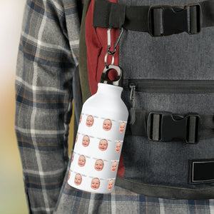 Custom Baby Face Sport Bottle – Funny Personalized Sport Bottle Gift for Mom, Dad, Grandma, or Grandpa