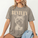 Custom Pet Photo And Name Shirt, Vintage Picture Dog Shirt, Dog Mom Gift, Pet Loss Gift