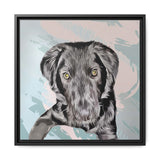 Custom Pet Portrait, Personalized Dog Portrait, Memorial Pet Gift,Unique Pet Canvas Print