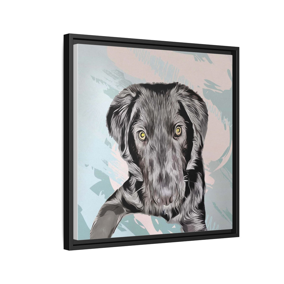Custom Pet Portrait, Personalized Dog Portrait, Memorial Pet Gift,Unique Pet Canvas Print