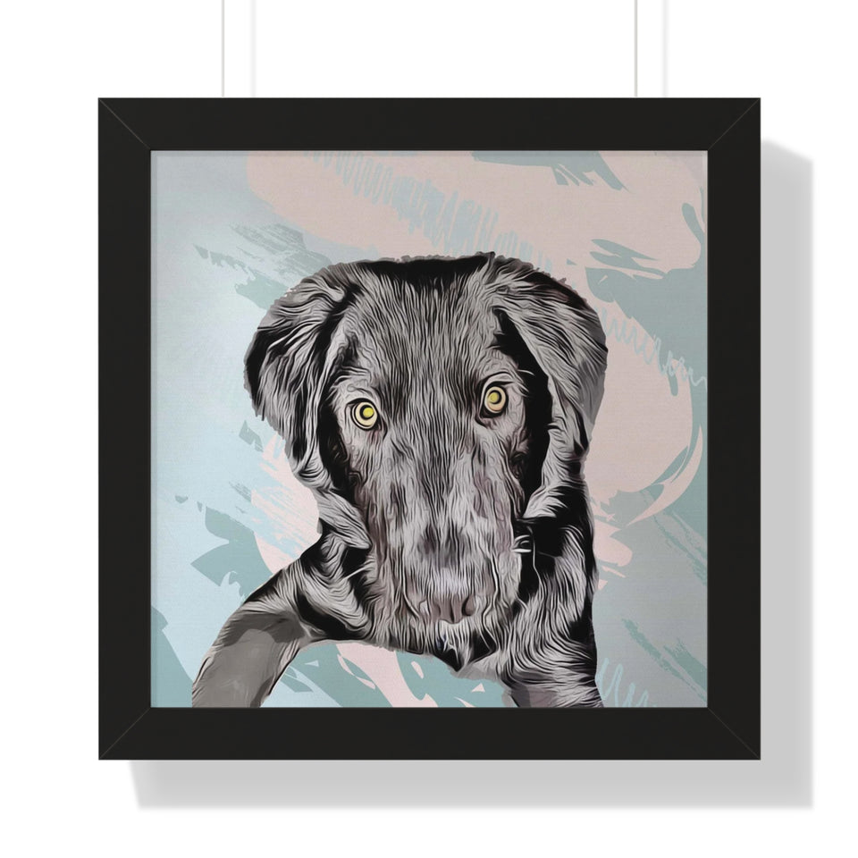 Custom Pet Portrait, Personalized Dog Portrait, Memorial Pet Gift,Unique Pet Canvas Print