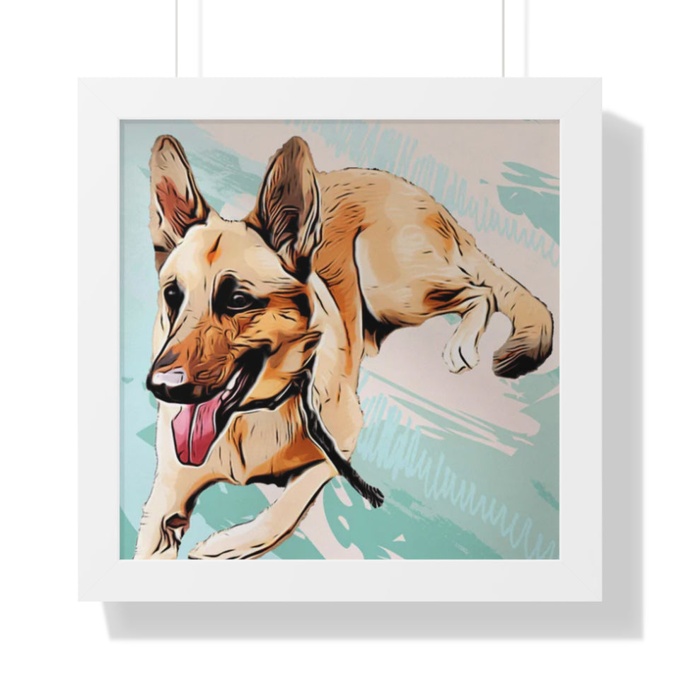 Custom Pet Portrait, Personalized Dog Portrait, Memorial Pet Gift,Unique Pet Canvas Print