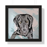 Custom Pet Portrait, Personalized Dog Portrait, Memorial Pet Gift,Unique Pet Canvas Print