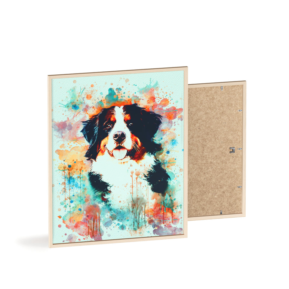 Custom Pet Watercolor Colorful Portrait – Custom Dog Cat Colorful Painting – Unique Pet Memorial or Pet Lover Gift