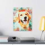 Custom Pet Watercolor Colorful Portrait – Custom Dog Cat Colorful Painting – Unique Pet Memorial or Pet Lover Gift