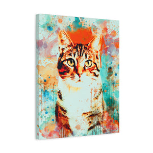 Custom Pet Watercolor Colorful Portrait – Custom Dog Cat Colorful Painting – Unique Pet Memorial or Pet Lover Gift