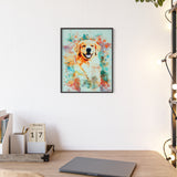 Custom Pet Watercolor Colorful Portrait – Custom Dog Cat Colorful Painting – Unique Pet Memorial or Pet Lover Gift