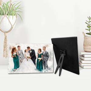 Family Portrait From Different Photos, Add Deceased Loved One to Photo, Add Person to Wood Photo Panel