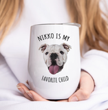 Funny Wine Tumbler for Mom – Favorite Child Photo Wine Tumbler – Great Gift for Mother’s Day