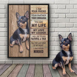 Gift for Chihuahua Dog Owners Dog Lovers Gifts Upload Any Your Dog Photo on Canvas