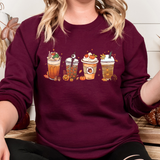 Pumpkin Spice Latte Sweatshirt, Coffee Sweatshirt, Hot Coffee Sweatshirt, Coffee Lovers Sweatshirt