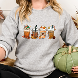 Pumpkin Spice Latte Sweatshirt, Coffee Sweatshirt, Hot Coffee Sweatshirt, Coffee Lovers Sweatshirt