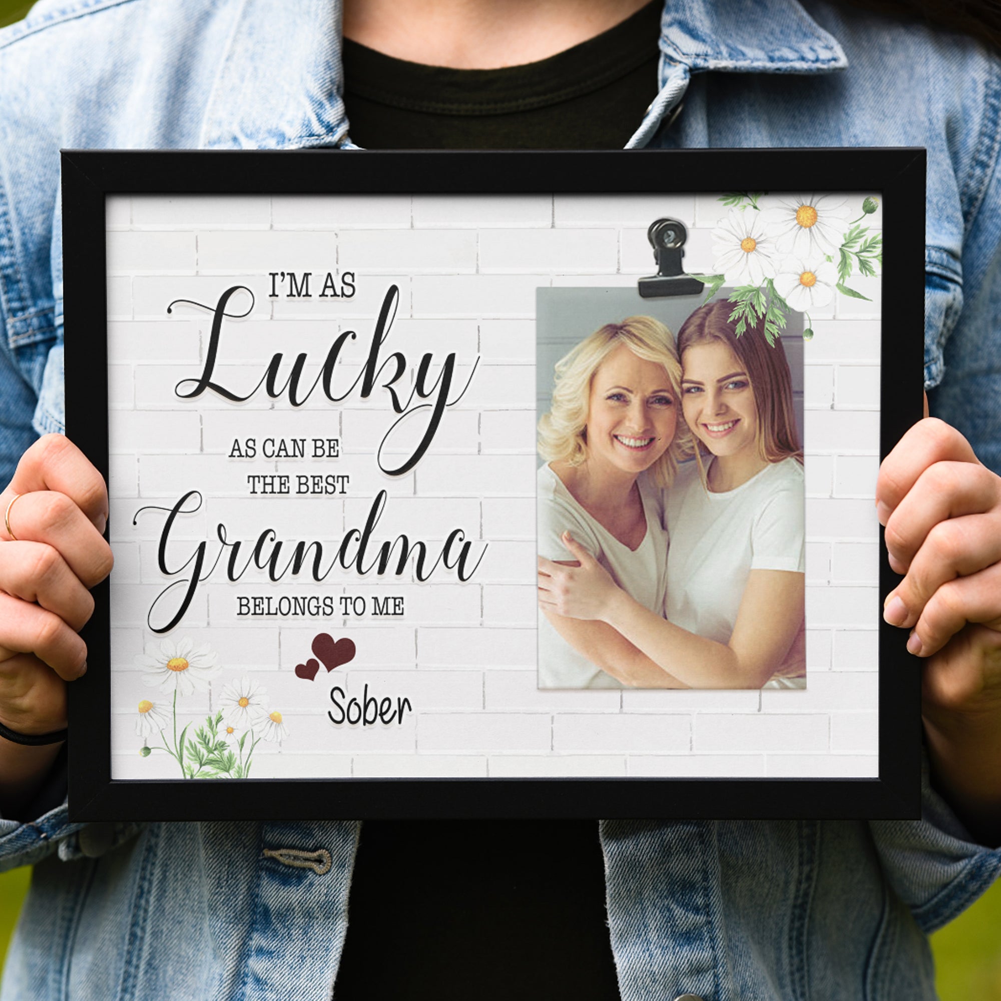 Grandma Personalized Gift Mother's Day Gift For Grandma Canvas Print - Oh  Canvas