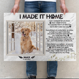 In Loving Memory Wall Art, Pet Loss Gift Canvas, Bereavement Remembrance Gift Canvas