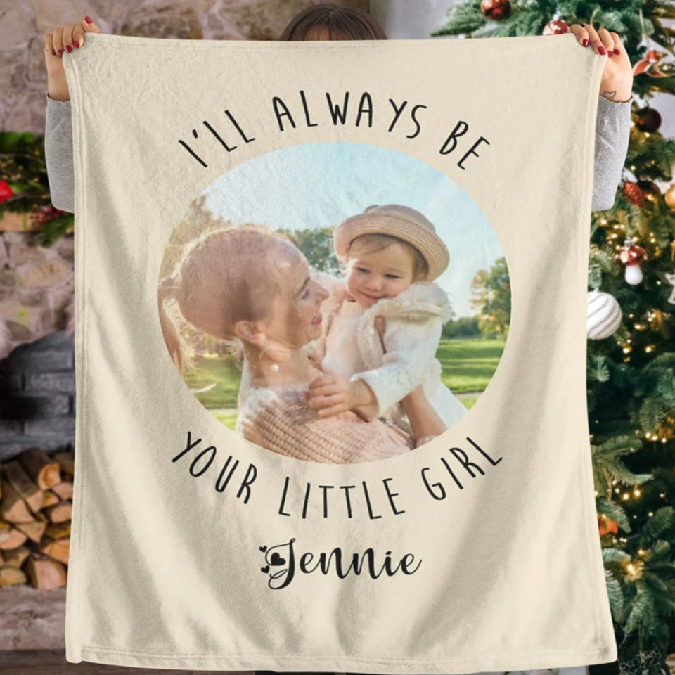 Personalized Gift For Mom Blanket, Gift For Mother's Day, Birthday Gift For Mom, Mom Kid Photo Blanket