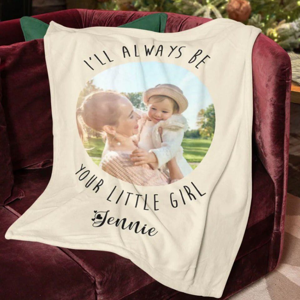 Personalized Gift For Mom Blanket, Gift For Mother's Day, Birthday Gift For Mom, Mom Kid Photo Blanket