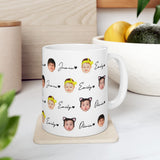 Personalized Baby Face Pattern Mug – Custom Child Photo Mug – Gift for New Mom or Dad