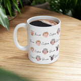 Personalized Baby Face Pattern Mug – Custom Child Photo Mug – Gift for New Mom or Dad