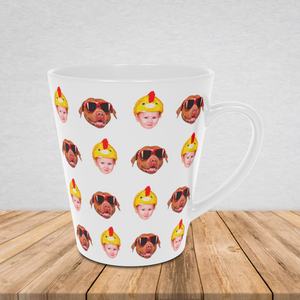 Personalized Baby Photo Latte Mug, Custom Funny Photo Gift for Mom, Dad, Grandma & Grandpa
