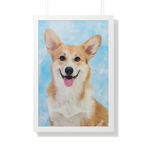 Custom Watercolor Pet Portrait, Personalized Dog or Cat Painting on Canvas
