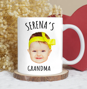 Personalized Funny Mug for Mom, Custom Baby Face Coffee Cup, Mother’s Day Gift