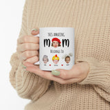 Personalized Funny Mug for Mom, Custom This Mom Belongs To with Child’s Photo & Name – Unique Mother’s Day Gift