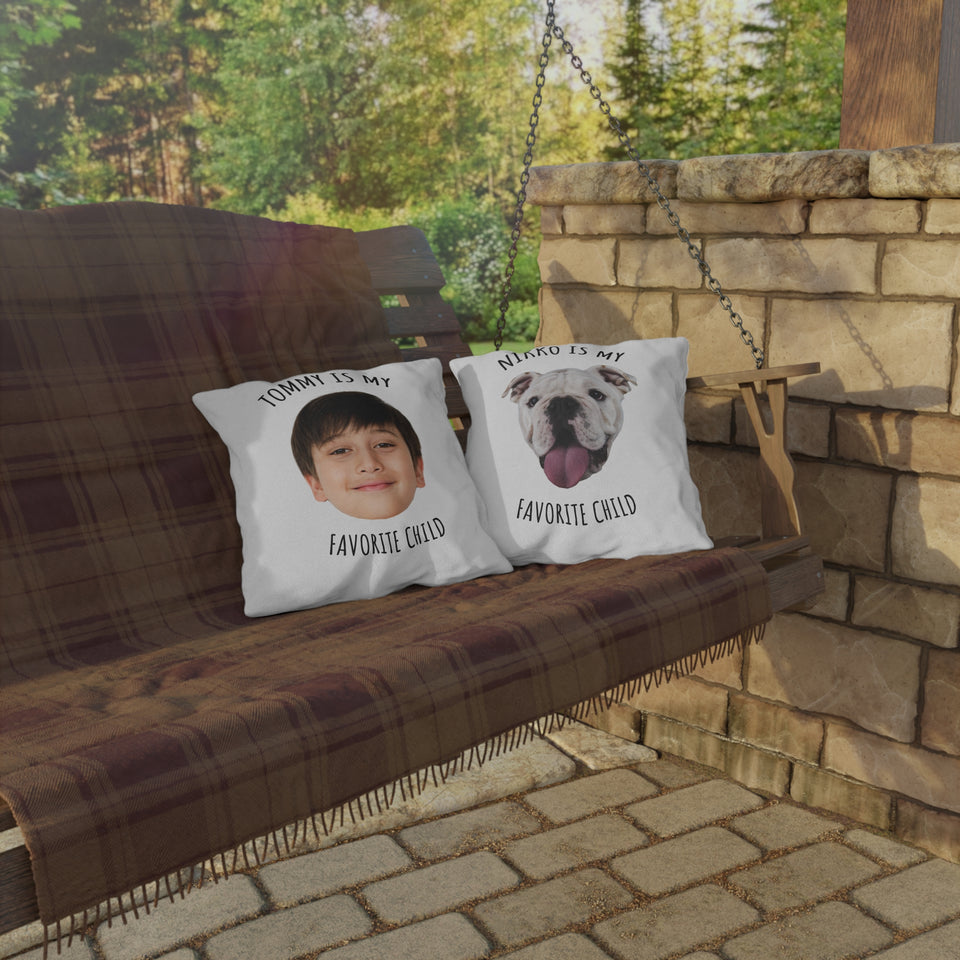 Personalized Funny Pillow for Mom or Dad – Favorite Child Pillow – Great Gift for Mother’s or Father’s Day