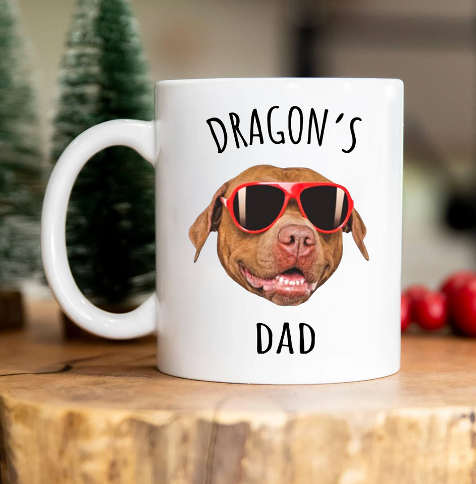 Personalized Custom Child Photo Mug for Dad or Grandpa, Funny Gift for Dad or Grandpa