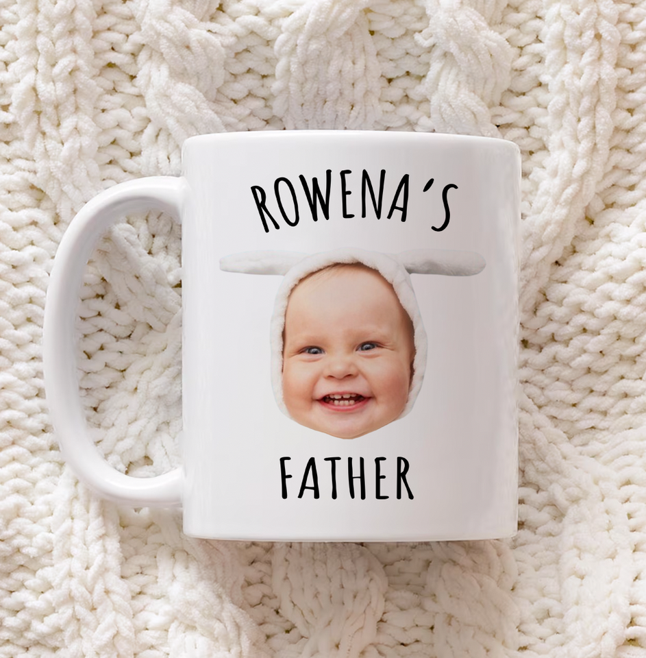 Personalized Custom Child Photo Mug for Dad or Grandpa, Funny Gift for Dad or Grandpa