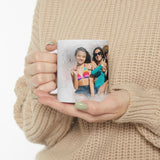 Personalized Watercolor Portrait Mug from Photo – Custom Family Gift for Dad, Mom, Grandma, Grandpa