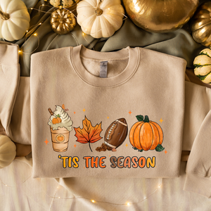 Fall Coffee Sweatshirt Tis The Season, Coffee Lovers Shirt, Pumpkin Spice Shirt