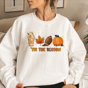 Fall Coffee Sweatshirt Tis The Season, Coffee Lovers Shirt, Pumpkin Spice Shirt