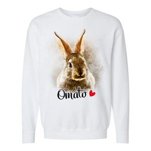 Watercolor Pet Portrait Sweatshirt from Your Photo – Custom Sweatshirt for Dog, Cat, or Any Animal Lovers