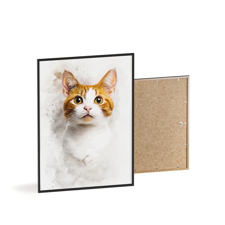 Watercolor Pet Portrait – Custom Dog or Cat Painting from Your Photo – Unique Gift for Pet Owners or Memorial Keepsake