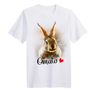Watercolor Pet Portrait T-Shirt from Your Photo – Custom T-Shirt for Dog, Cat, or Any Animal Lovers