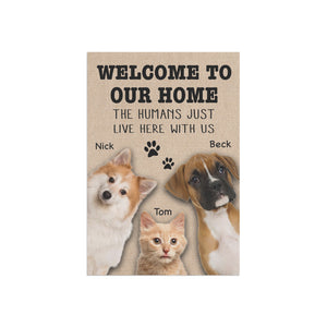 Custom Pet Photo Garden Flag, Pet Lovers Gift, Dog Lovers Gift, Custom Photo Pet Flag