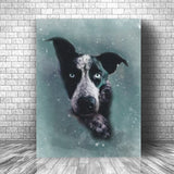 Custom Watercolor Pet Portrait, Portrait Pet From Photo, Personalized Pet Gift, Painting from Photo, Pet Memorial, Dog Portrait
