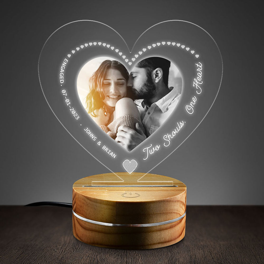 Personalized 3D Acrylic Lamp Gift For Valentine's Day | Love Craft Gifts -  love craft gift