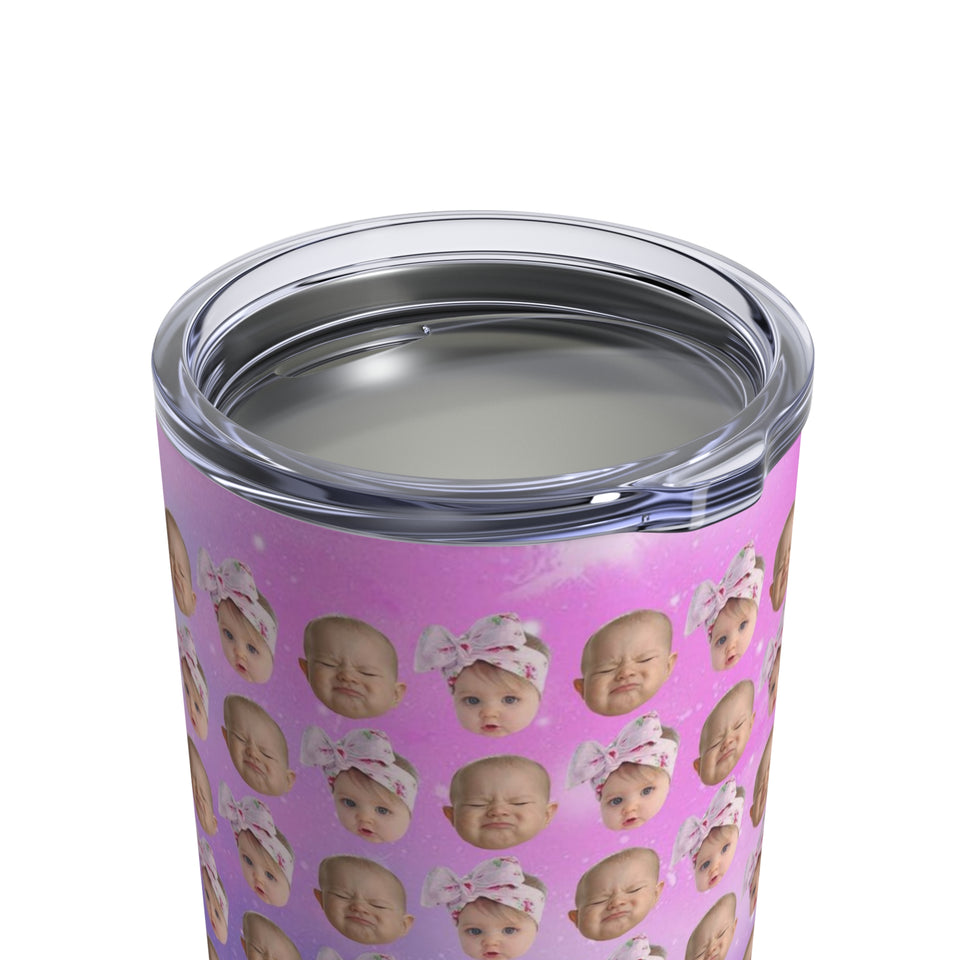 Gift For Mom, Gift For Dad Custom Baby Face Photo Funny Personalized 10oz Tumbler