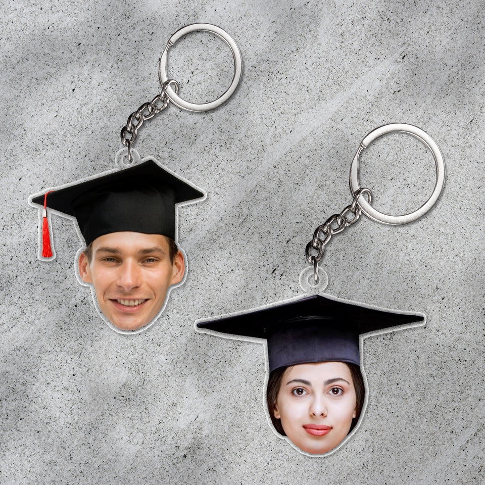 Graduation Gift, Graduation Gifts for Her, Graduation Presents, Grad Gifts, Personalized Grad Photo Funny Keychain